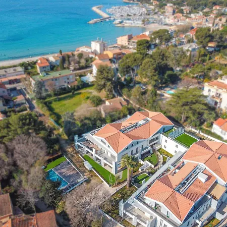 T2 Neuf A4 Rdj-Piscine-Acces Direct Plages Et Centre Village- Saint-Cyr-sur-Mer Exterior photo